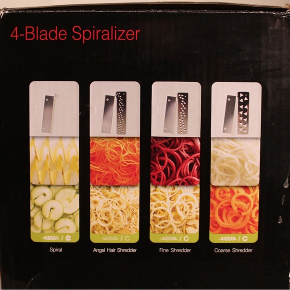 Paderno World Cuisin 4-Blade Spiralizer - Picture 3 of 5
